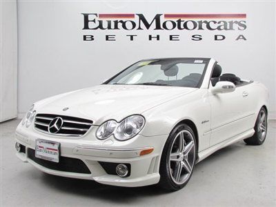 Arctic white navigation convertible cabriolet certified black 08 used cpo local