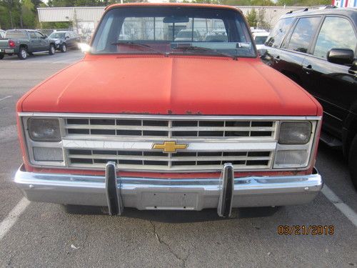 1986 chevy c.10 swb project no reserve