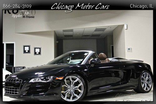 2011 audi r8 5.2 spyder quattro r-tronic bang&amp;olufsen msrp$178k+ hard loaded wow