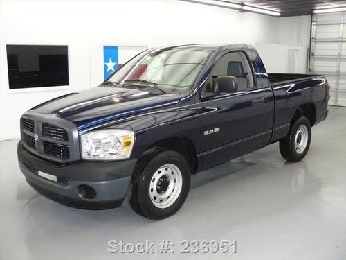 2008 dodge ram reg cab 3.7l v6 automatic bedliner 39k texas direct auto