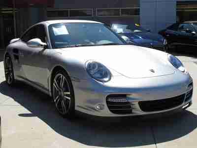 2010 PORSCHE 911 Turbo Coupe/ One-Owner/ PDK/ Silver over Grey/ Very Low Mileage, US $119,990.00, image 7