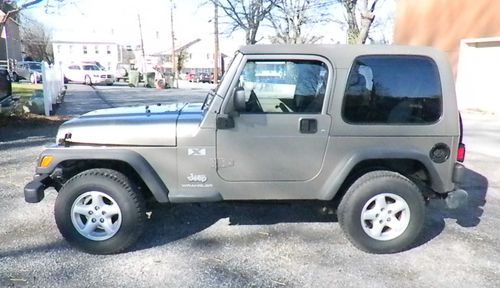 2003 jeep wrangler x sport utility 2-door 4.0l