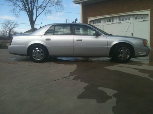 2003 cadillac deville with sunroof silver beautiful no reserve