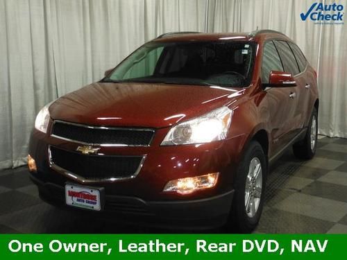 2010 chevrolet traverse,we finance!!, navi,red, fwd