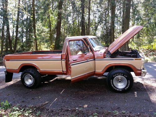 1977 ford f-150 4x4 hi boy a/c remarkable original truck