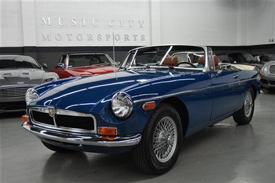 39545 actual mile two owner chrome bumper mgb roadster