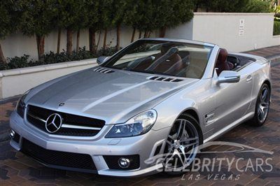 2009 mercedes benz sl63 amg "silver arrow" 1 of 100 service records