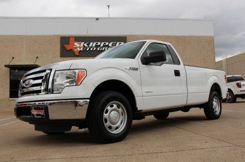 12 ford f150 eco boost reg cab long bed xl work truck a/c warranty