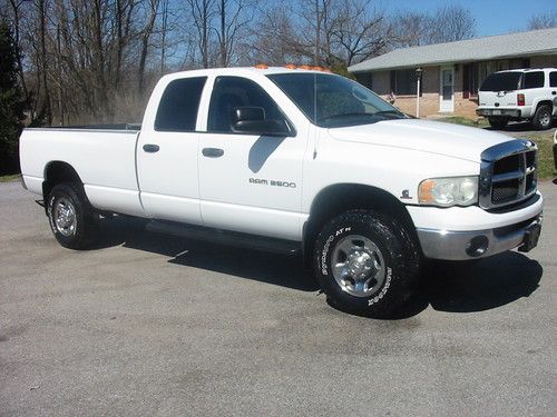 03 dodge ram 3500 slt 4wd 1 ton srw cummins diesel 6 speed