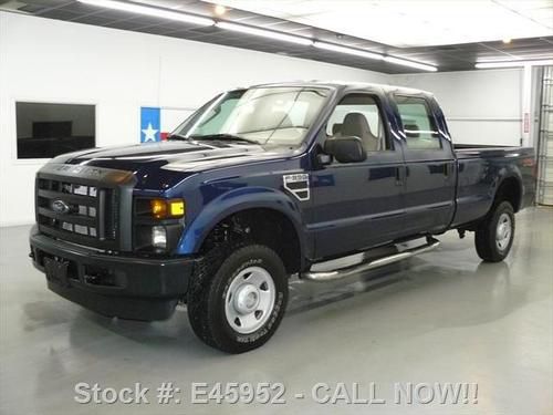 2008 ford f-350 xl crew cab 4x4 off road long bed 74k texas direct auto