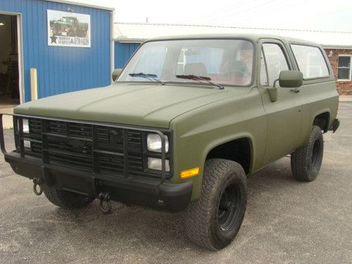 1986 chevrolet m1009 cucv blazer k5 military 4x4