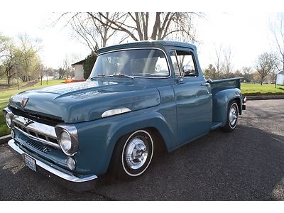 57 ford f100 air ride frame off restoration must see!!