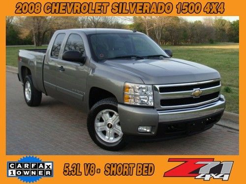 2008 chevrolet silverado 1500 lt z71 4x4 texas hwy miles one owner carfax