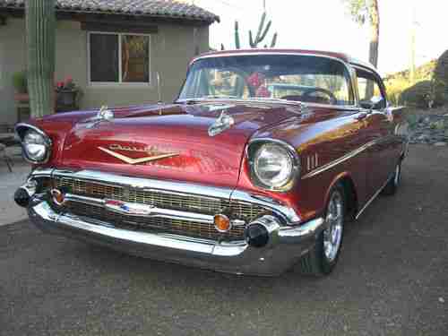 1957 Chevrolet Bel Air, 2dr hardtop, ZZ4-350/350 combo $46,950 or cash offer, image 4