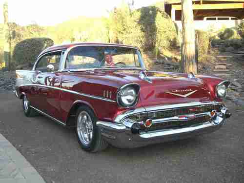 1957 Chevrolet Bel Air, 2dr hardtop, ZZ4-350/350 combo $46,950 or cash offer, image 15