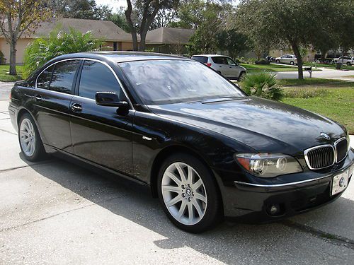 2006 bmw 750i sedan black