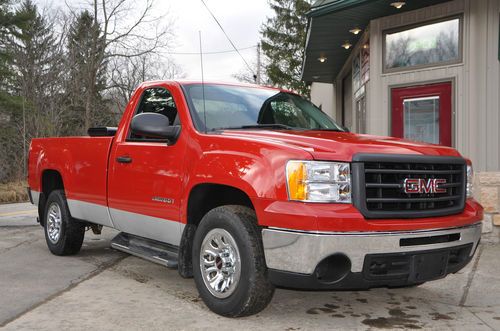 2010 gmc sierra 1500 regular cab long box red low miles