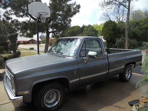 1986 chevrolet c-10 pickup truck - long box v8 - w/dual exhaust, dual fuel tanks