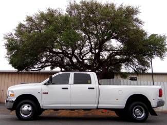 2011 white st 6.7l i6 4x4 drw dually manual 6-speed standard cummins diesel