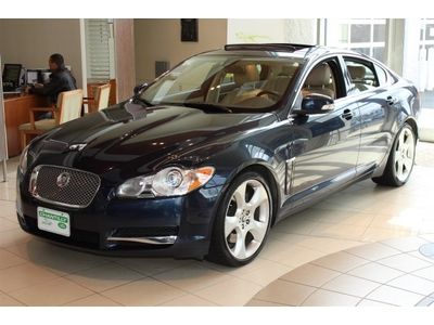 Jaguar xf supercharged blue navigation bowers and wilkins 54k