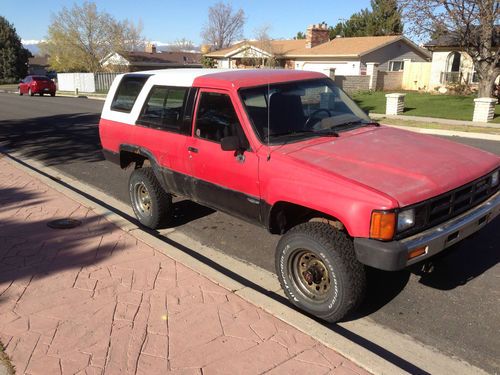 85 toyota 4runner 4x4