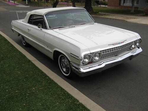 1963 chevrolet impala super sport convertible