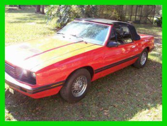 1980 mercury capri convertible low miles roush 302 engine 4-speed manual