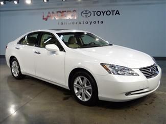 2009 lexus es 350 starfire pearl tan leather wood grain heated ventilated seats