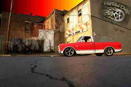 1968 C10 CHEVY HOTROD RAT ROD STREET HOT ROD AIR RIDE BAGGED PATINA PICKUP TRUCK, image 10