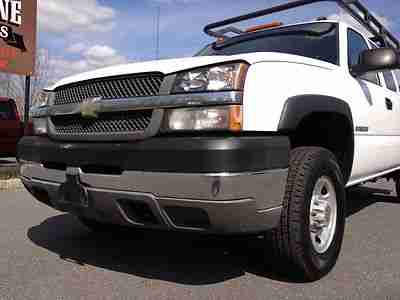 NO RESERVE 4x4 EXT CAB GREAT BED RACK 2500 HD SILVERADO GOOD TIRES CLEAN, image 18