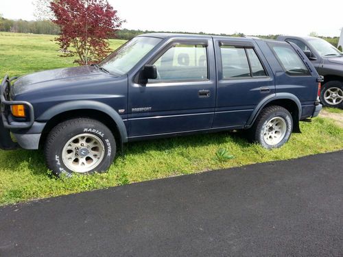 1995 honda passport dark blue with grey interior