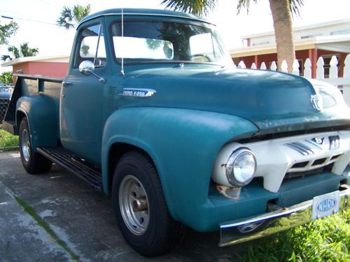 1954 f250 v8 deluxe / 5.0 ho efi / aod overdrive auto / shop truck / rat rod