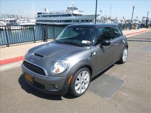 2008 mini cooper s hatchback 2-door -low miles-turbo-great gas mileage-loaded