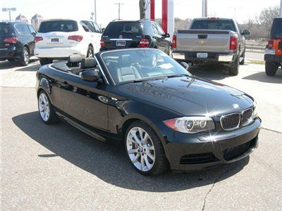2012 135i convertible with convenience/cold/prem/p2 packages, black, 2471 miles