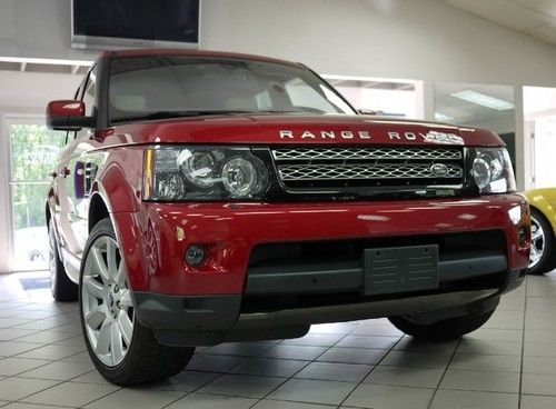 Stunning sport hse luxury cooler box rear camera logic7 hd/sat firenze red!!