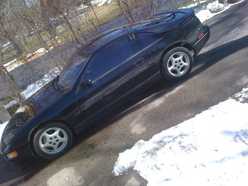 1990 nissan 300zx twin turbo coupe 2-door 3.0l black/black