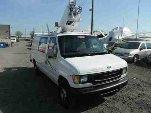 98 FORD E-350 BUCKET VAN BUCKET LIFT ONLY 52000 ORIGINAL MILES VERSA LIFT, US $11,500.00, image 15