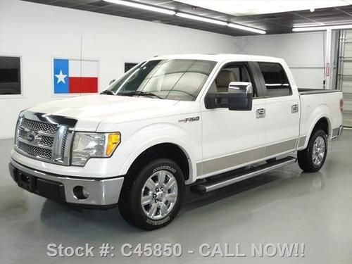 2010 ford f-150 lariat crew sunroof nav rear cam 42k mi texas direct auto