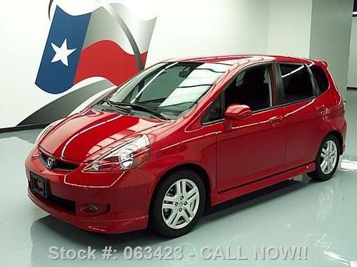 2007 honda fit sport automatic spoiler alloy wheels 48k texas direct auto