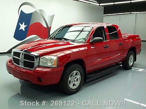 2005 dodge dakota slt quad 4.7l v8 hard tonneau 61k mi texas direct auto