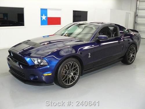 2012 ford mustang shelby gt500 svt cobra 6spd nav 12k! texas direct auto