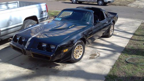 1981 pontiac firebird trans am 400ci 3 speed auto 3:43 4wheel disc $1 start!!!!!