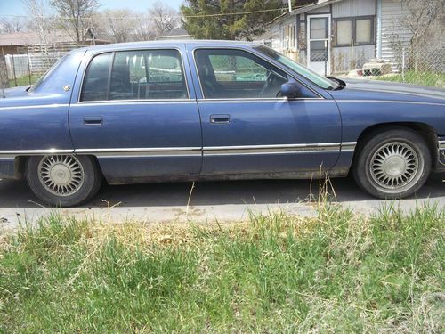 1994 cadillac deville,for parts,repair or engine overhaul,intact,vernal utah,4dr