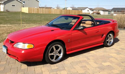 1994 ford mustang svt cobra convertible indy pace car, 5.0l