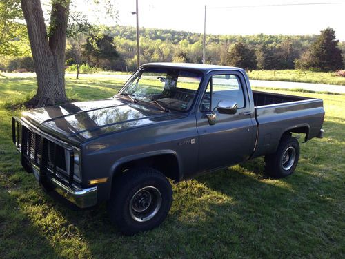 1987 k1500 gmc high sierra 4x4 original v8 motor 1/2 ton nice pickup truck