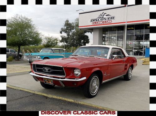 1967 ford mustang 2d coupe-very nice! 289ci, power steering, automatic