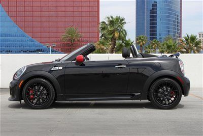 Rare 2013 mini john cooper works roadster+carbon black+steptronic+17's+hk sound!