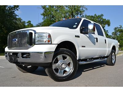 2007 ford f-250 crew cab lariat 4x4 diesel 20" wheels