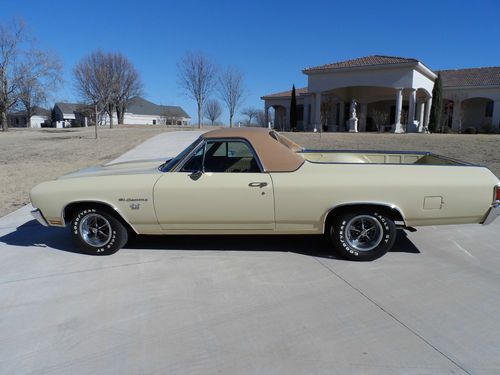 1970  el  camino ss  numbers match build sheet protecto