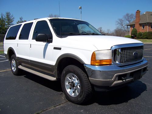 2000 ford escursion limited 4x4...v10..leather..3rd row seating..late mdl wheels